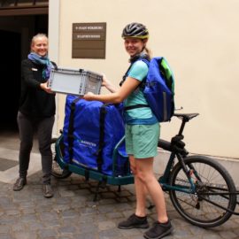 Umweltfreundlicher Transport mit den Radboten