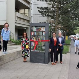 Neuer Bücherschrank im Stadtteil Heuchelhof