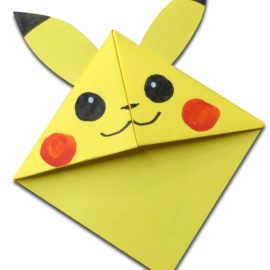 Lesezeichen Pikachu – Basteln mit Kindern