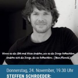 Lesung mit Steffen Schroeder am 24. November 2022